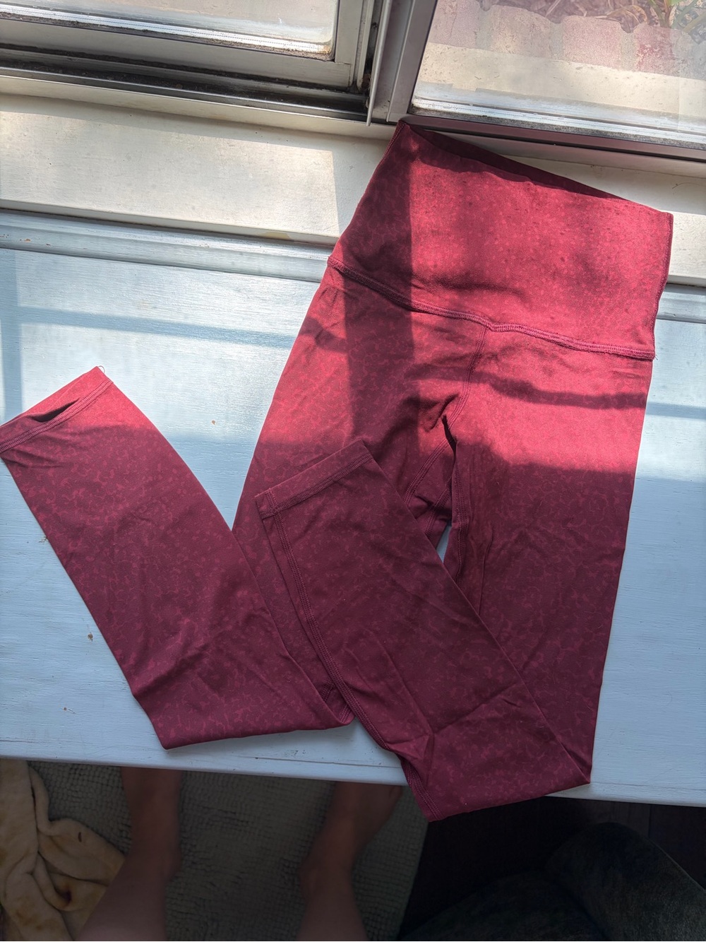lululemon athletica Burgundy High-Rise Leggings special addition